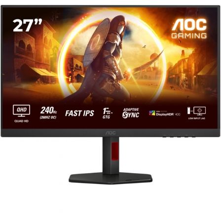 AOC Q27G4ZR Monitor Gaming 27'' QHD Fast IPS 240Hz (260Hz OC) Black/Red AOC Q27G4ZR Monitor Gaming 27'' QHD Fast IPS 240Hz (260Hz OC) Black/Red